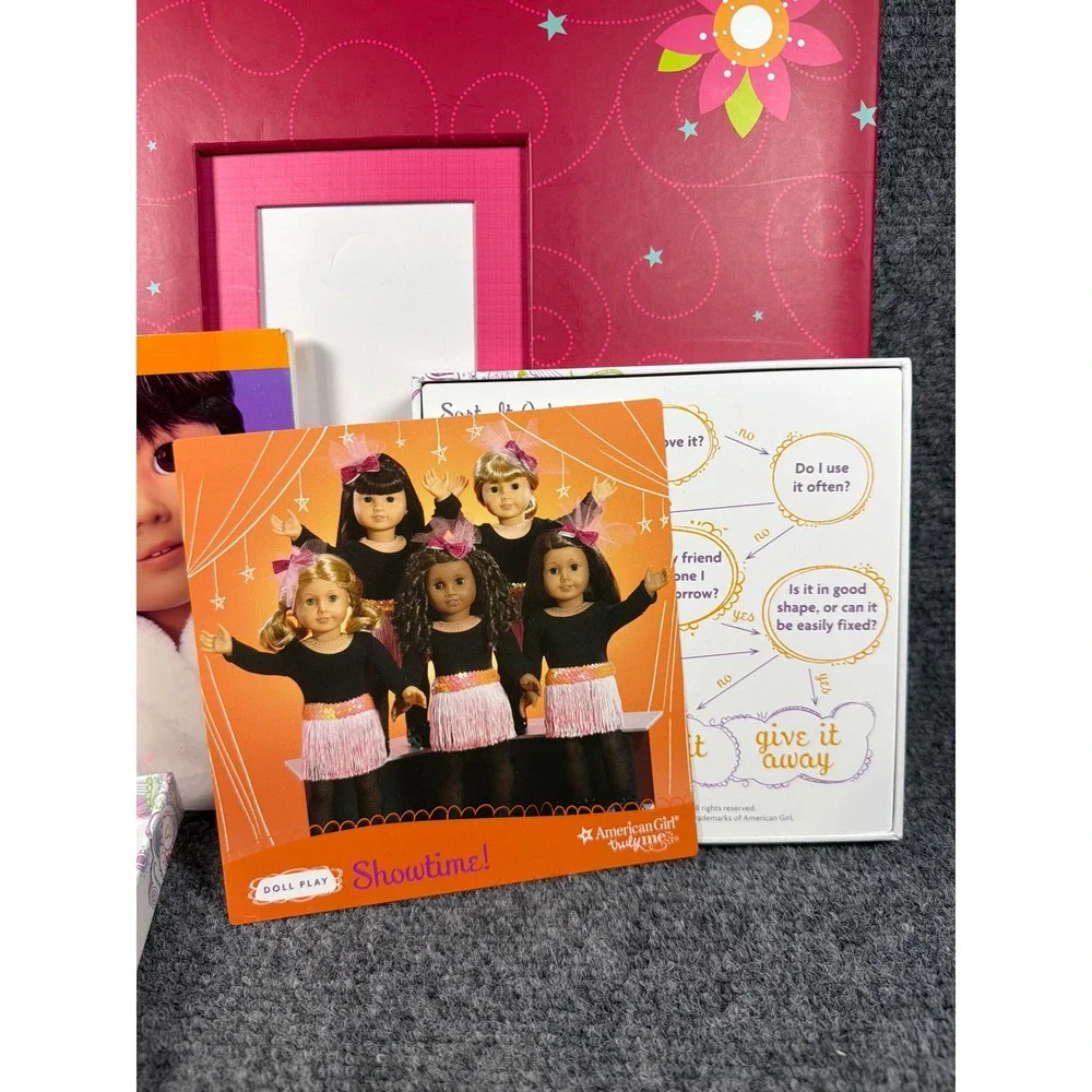 American Girl Mixed Lot Doll Hair Styling Book Sparkle Spirit Style Scrap Book